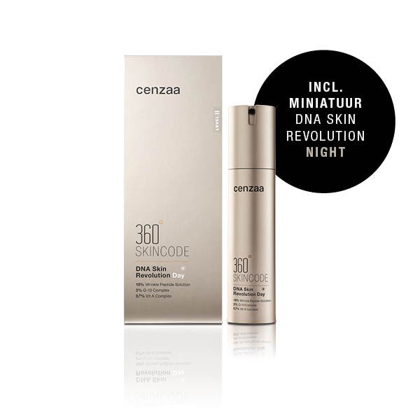 CENZAA 360 SKINCODE DNA DAY 50ML + GRATIS DNA NIGHT 5ML