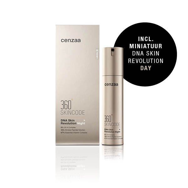 CENZAA 360 SKINCODE DNA NIGHT 50ML + GRATIS DNA DAY 5ML