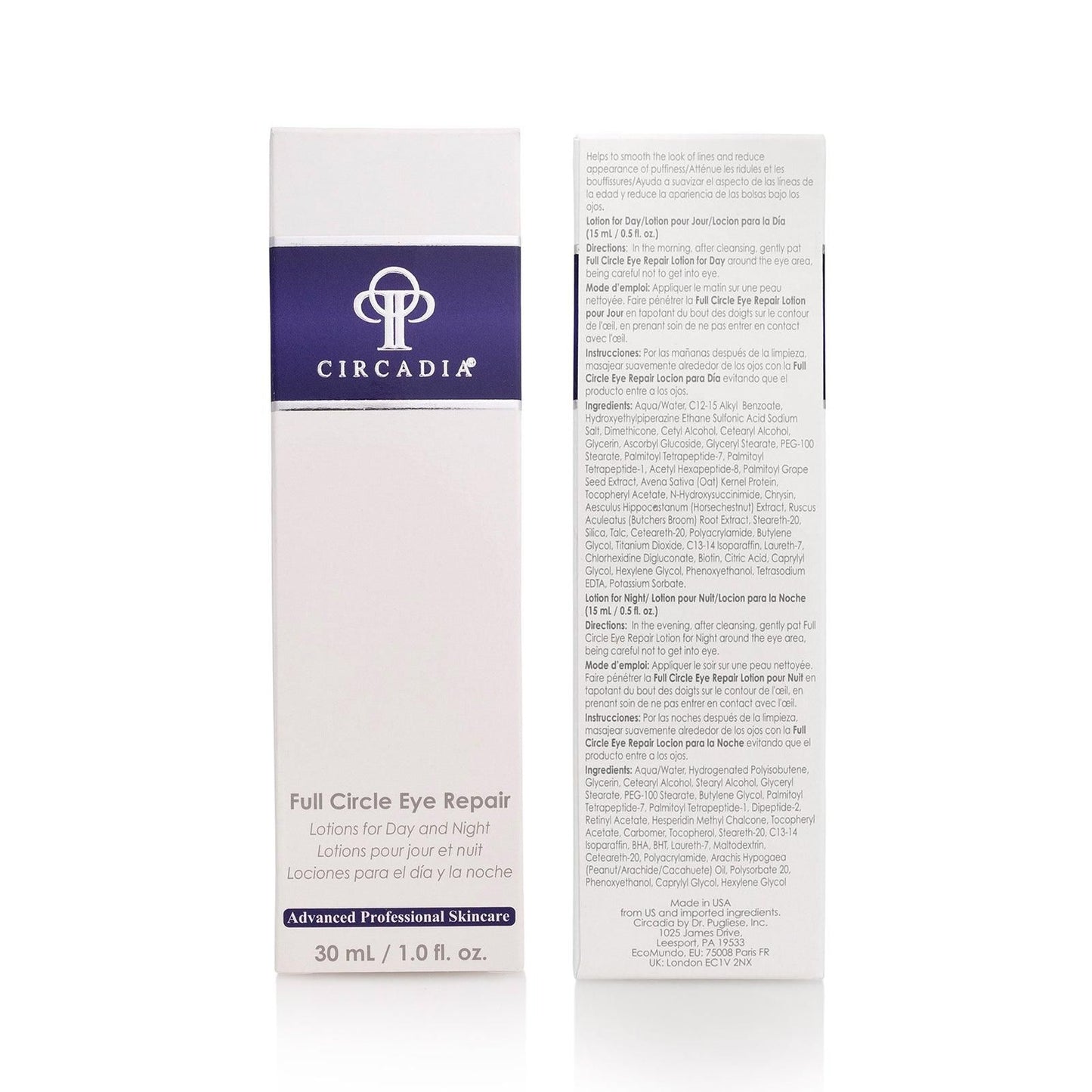 Circadia Full Circle Eye Repair Day & Night 2x15ML